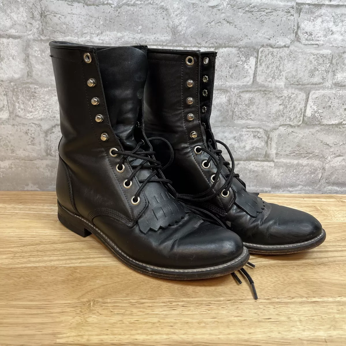 Justin 6 lace up boots hotsell