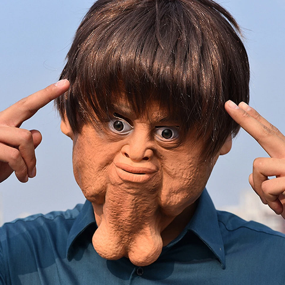 Scrotum подбородок маска Ballchinian маска яички мячи Хэллоуин вечеринки реквизит маски - Изображение 2 из 4