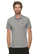 Men's Gray Polo Golf shirt Quicksilver new cotton, XL SALE