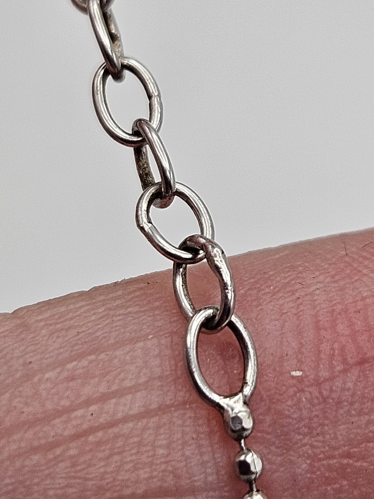 Vintage Sterling Silver Seashell Tiny Pendant Nec… - image 10