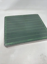 Vtg Super Slate Green Student Chalkboard Lined World Research 10.5"X13"