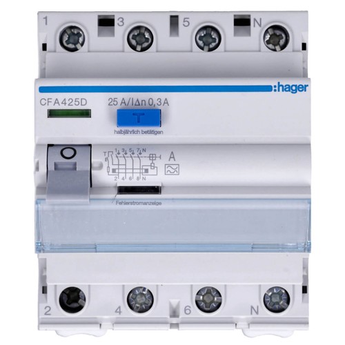 Hager FI LS Schalter Fehlerstromschalter Leitungsschutzschalter CDA CDS MBN MBS - Bild 15 von 60