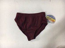 NEW WITH TAGS Capezio Cheer Briefs TB111C in Maroon- Kid's Sizes