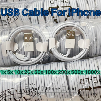 USB Charger Cable Cord For Apple iPhone 6 7 8 X XR 11 12 13 14 Pro Max Wholesale
