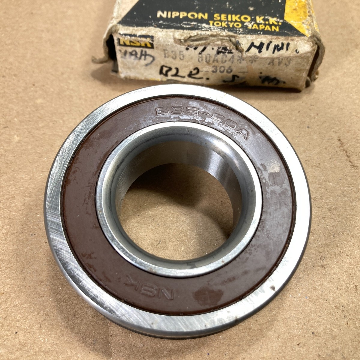 NSK B35-80AC4 Ball Bearings 35 x 72 x 22 mm NOS Japan | eBay