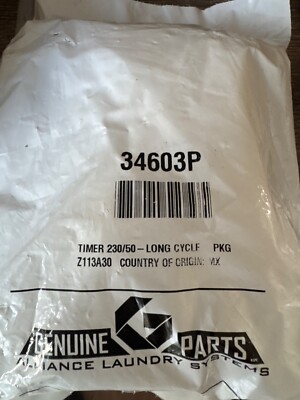 Speed Queen #34603P Washer TIMER 230/50-LONG CYCLE PKG - New