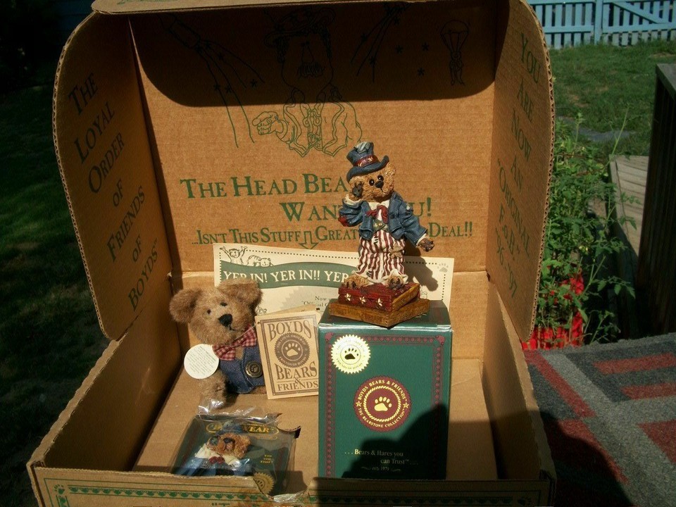Boyds Bears *F.O.B. Kit - Uncle Elliot*, Complete Kit !!! | eBay