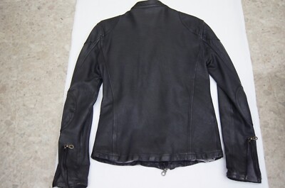 Backlash cow leather jacket riders black Isamu Katayama size: M