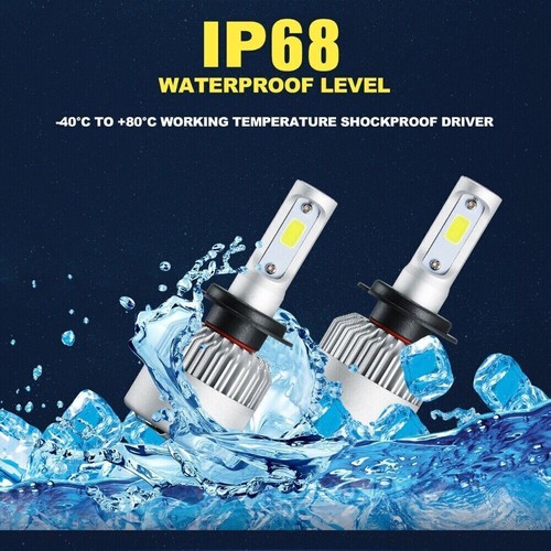 For Volkswagen Amarok 2010-2018 H7 LED Headlights Globes Bulbs White Low Beam 2X - Picture 10 of 12