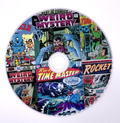 Mister Miracle, Rip Hunter, Rocket, Weird Mystery Tales comics on one DVD