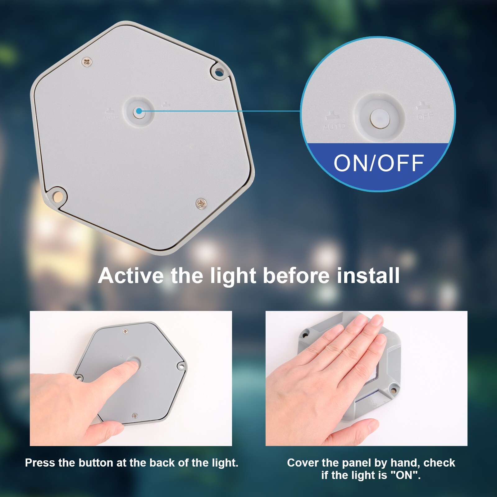 12 Pack Solar Deck Lights Outdoor Solar Driveway Dock Lights Step Lights