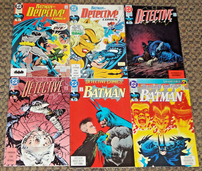 DC BATMAN DETECTIVE COMICS #622 624 634 636 655 661 FN/VF/NM TIM DRAKE ROBIN