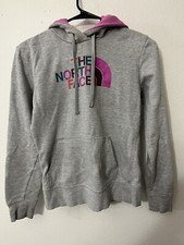 The North Face Gray Women's Hoodie Graphic Big Logo Size XS