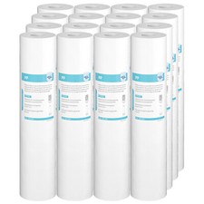 16 Pack 1 Micron 20"x4.5" Sediment Water Filter Whole House for SimPure DB20