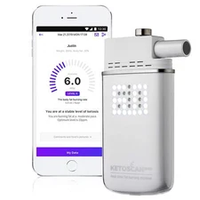Mini Breath Ketone Meter - Diet & Fitness Tracker Monitor Fat Metabolism