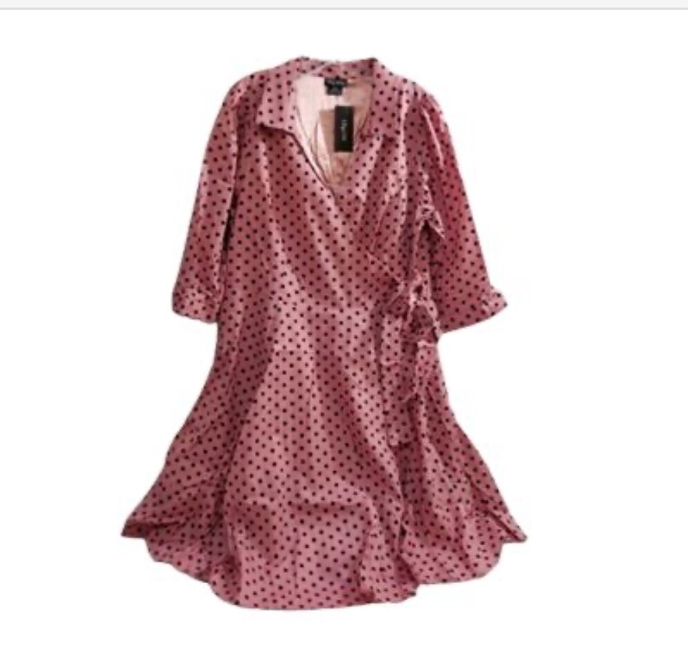 city chic red polka dot dress NWT CITY CHIC Charmed Spot Dress