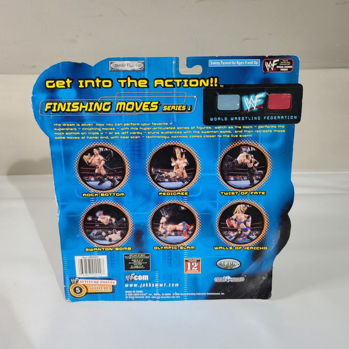 WWF Wrestlemania XVII The Rock & Triple H Finishing Moves Series 1
