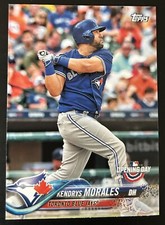 2018 Topps Opening Day Baseball Base #105 Kendrys Morales Toronto Blue Jays