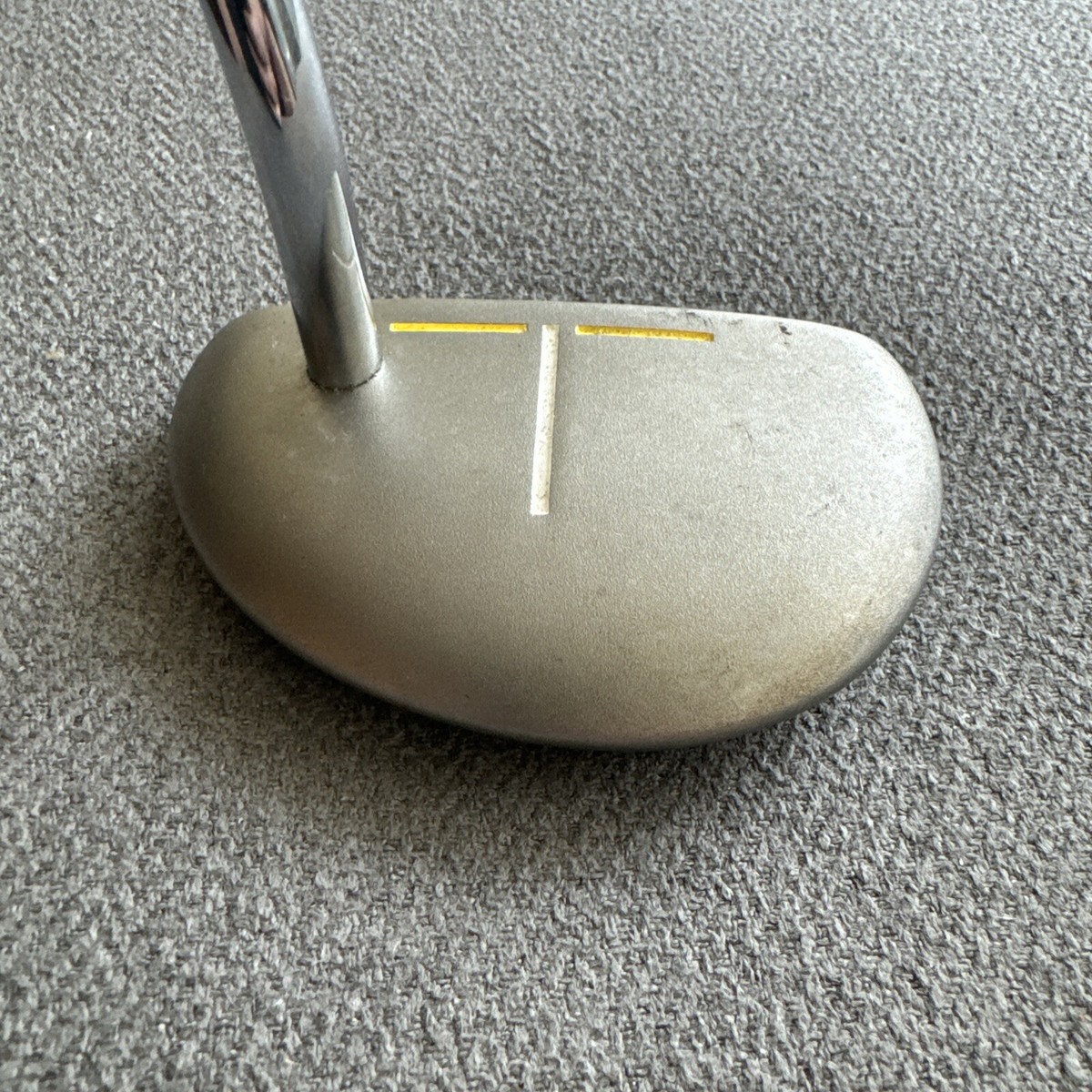 スポーツ OAK STX 9630 Mallet Putter Steel Shaft Used Mens RH 35.5