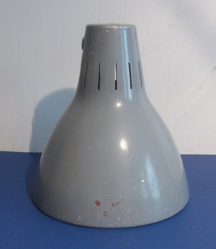 Lampada articolata vintage in alluminio, interruttore, presa ceramica anni '50 - Foto 2 di 10