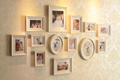 FA 13PCS Wall Hanging Art Home Decor Decorative Sandwich Photo Frame Wooden Set - Picture 1 of 9