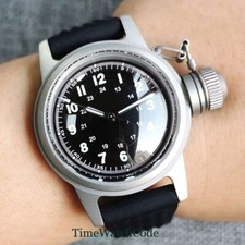 Sandblasted Automatic Watch for Men 36mm Domed Sapphire Glass Miyota8215 20ATM