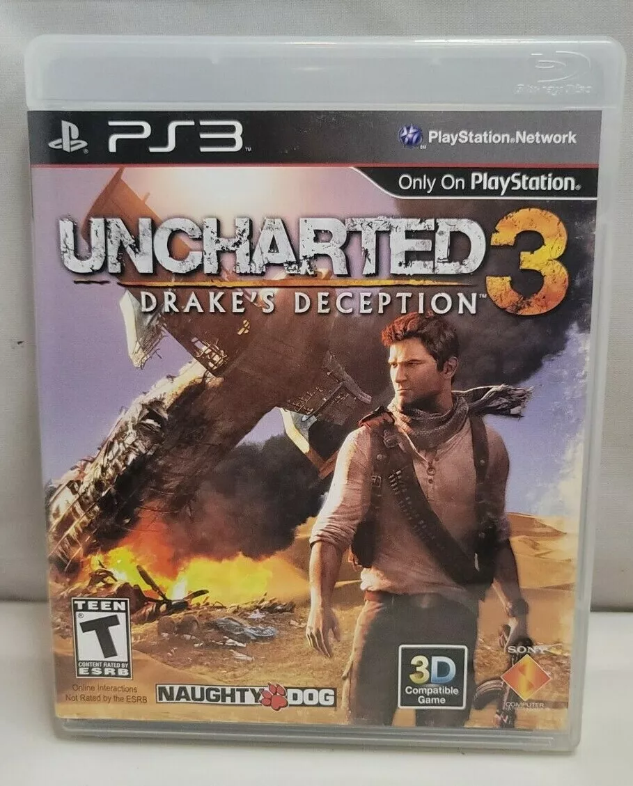 Uncharted 3: Drake's Deception (Sony PlayStation 3) PS3 Complete CIB  711719823322