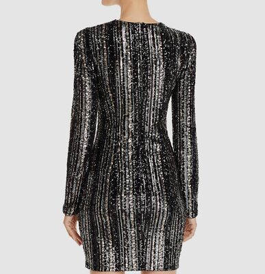 aqua black and gold dress AQUA Gold Dot Mini Dress - Exclusive