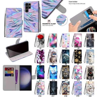 Magnetic Leather Flip Card Wallet Case For Samsung Galaxy S26 Ultra S25 S24