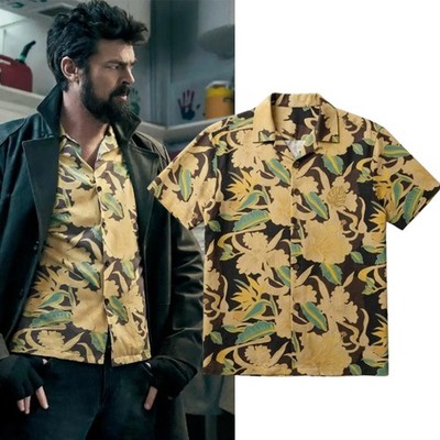 The Boys Season 5 Billy Butcher Tropical Ochre Hawaiian Shirt 2026