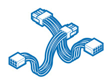 Midea 17431000003886 Wire Harness 1/2" PVC Electrical Connection