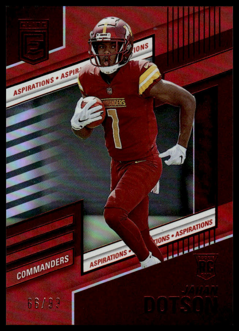 2022 Donruss Elite #123 Jahan Dotson Aspirations #/99