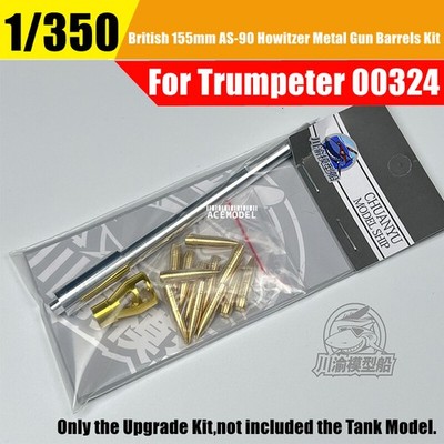 1/35 British AS-90 Braveheart 155mm Metal Barrel Upgrade Set for Trumpeter 00324