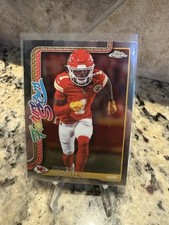 2025 Topps Chrome Future Stars Xavier Worthy FS-5 Kansas City Chiefs