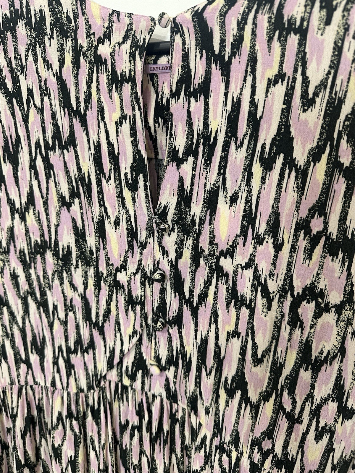 Scotch & Soda Tiered Maxi Dress – Multi Print | Size 14 | RRP $379 image 3