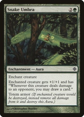 Snake Umbra 1x  MtG Rise of the Eldrazi SP/NM