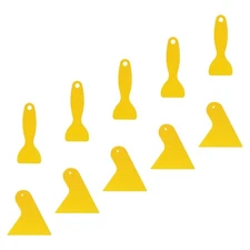  10 Pcs Sheet Roll Car Accessories Yellow Tint Tool Protection Film