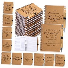 Pcs Employee Appreciation Gift Bulk Inspirational A6 Kraft Notebook 60