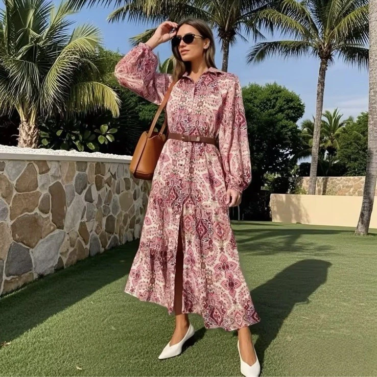 chinese dress ladies Leo Lin Zara Shirt Midi Dress  Erica Wilson