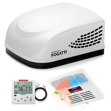 Ducted 15000 BTU RV Air Conditioner with Heater 115V Camper RV Roof AC Unit