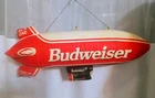 Vintage 90s Budweiser Bud One Inflatable Airship Blimp 30" Hanging Beer Sign