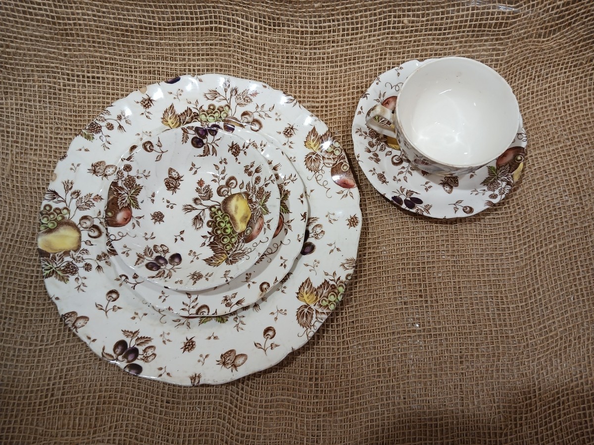 Johnson Bros. AUTUMN'S DELIGHT 5-piece place setting; pre-owned | eBay