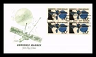 DR JIM STAMPS US COVER MARINER 10 VENUS MERCURY SPACE FDC BLOCK OF 4 ARTMASTER