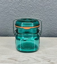 Vintage 4 Ball IDEAL Mason Jar W/ Wire Bail Lid Bicentennial 1976