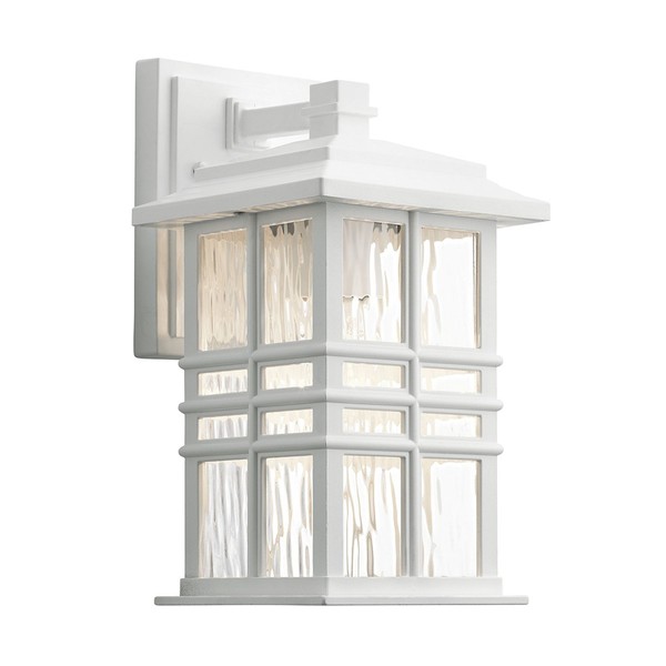 AußEnlampe Wand Weiß Glas E27 IP44 Garten Terrasse Wandleuchte AußEn Rustikal-image