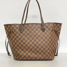 Borsa a tracolla Louis Vuitton Neverfull MM Damier Ebene in tela N51105