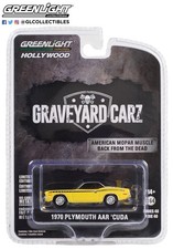 Greenlight 62010-d 164 Hollywood Graveyard Carz 1970 Plymouth Aar Cuda