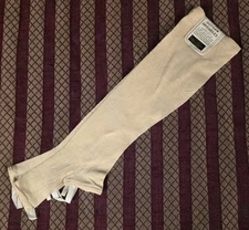UNUSUAL DEADSTOCK 1920’S COTTON SPAT STOCKINGS W ORIGINAL LABEL