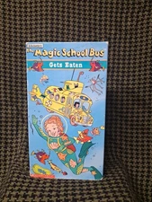 Scholastic’s The Magic School Bus Gets Eaten VHS Video Tape PBS Kids Educational