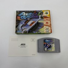 AeroGauge Nintendo 64 Cartridge Box & Reg Card Tested